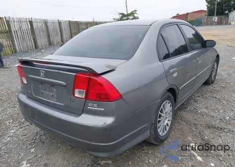 2005 Honda Civic Ex from USA, damaged, VIN 2HGES257X5H540719
